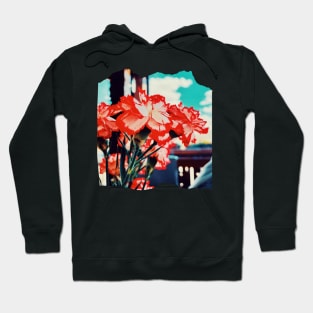 Red flowers - Photography collection Hoodie